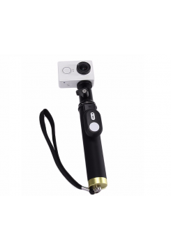مونوپاد و دسته نگهدارنده شاتر بلوتوث دوربین ورزشی وای آی می شیاومی شیامی شیائومی | Xiaomi Mi Yi Action Camera Monopod Selfie Stick With Bluetooth Shutter Remote Control